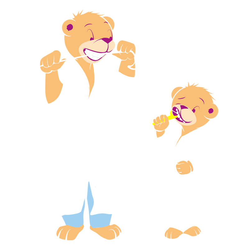 how to floss childrens flossing